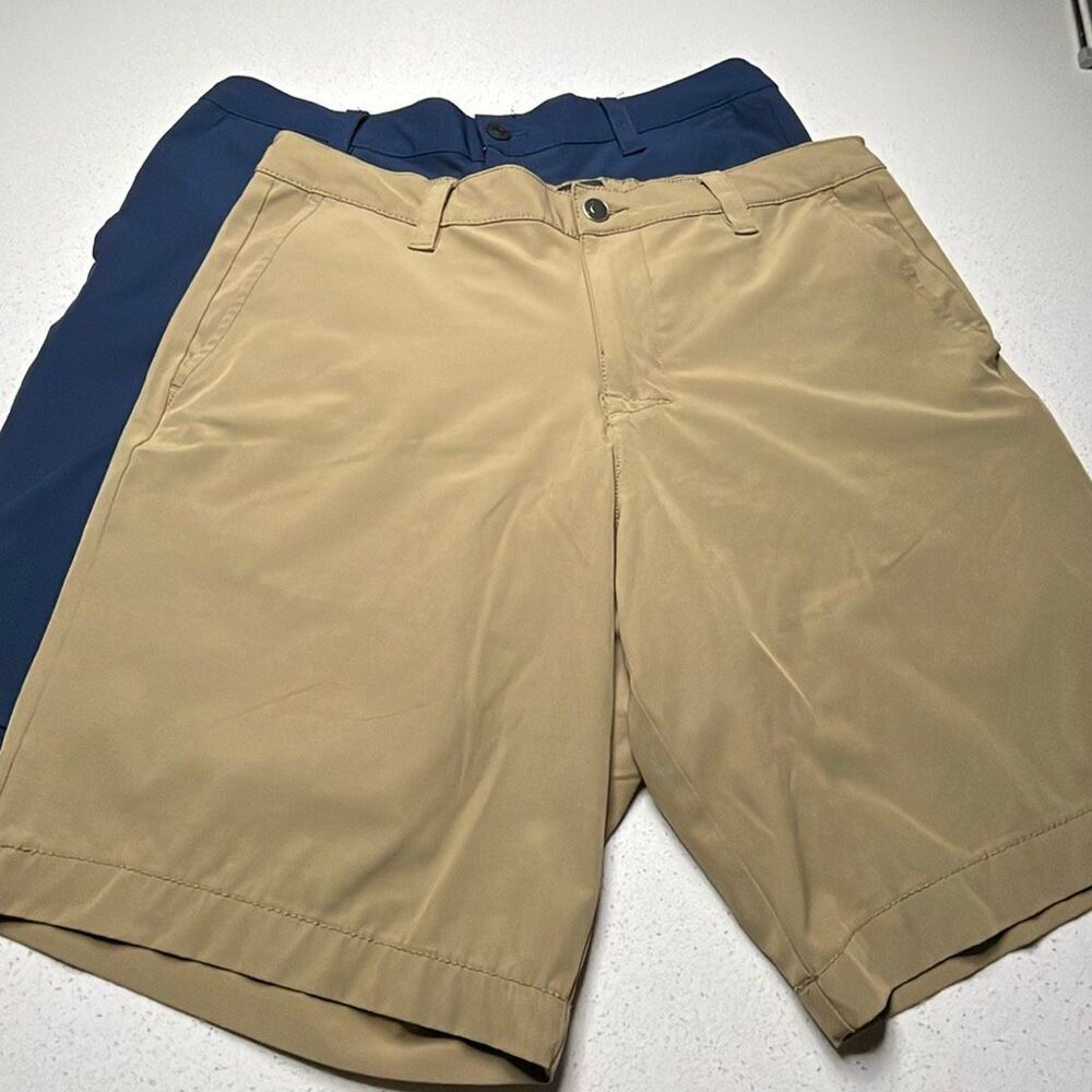 (Lot of 2) Banana Republic Stretch Waist Shorts Mens 36/9